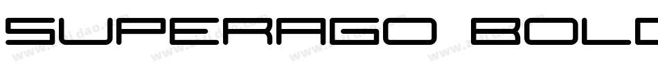 Superago Bold字体转换